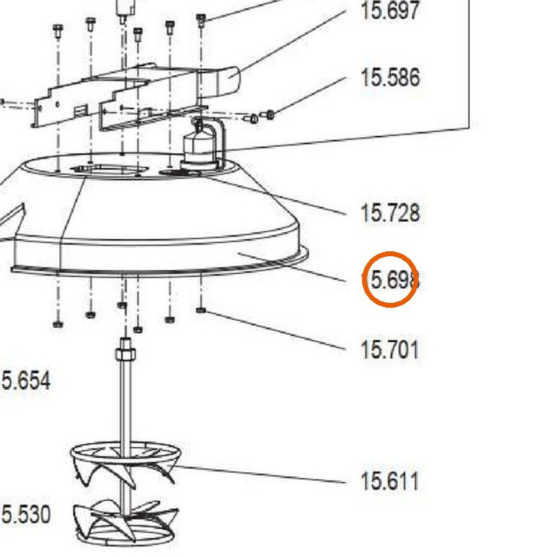 Collomix beschermkap voor AOX-S en POX-S