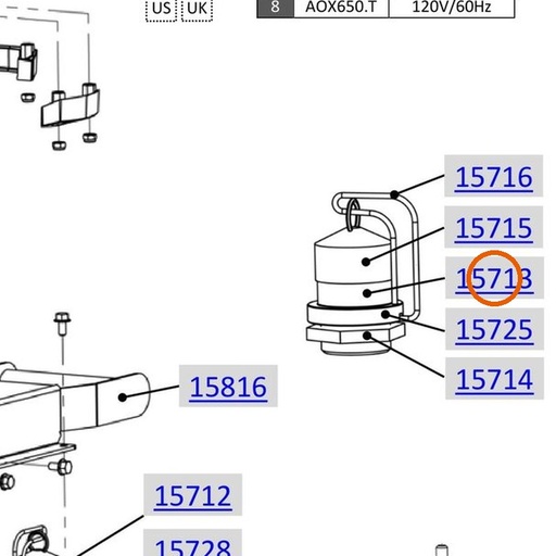 Collomix stofzuigeraansluiting voor AOX 650, AOX-S en POX-S