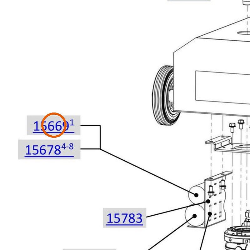 Collomix bedrijfscondensator 20 µF 450 V voor AOX 650, AOX-S en POX-S