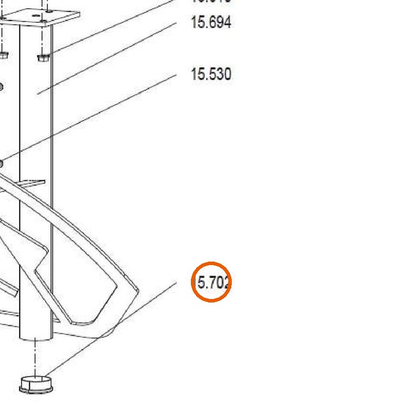 Collomix lamellendop voor AOX-S en POX-S