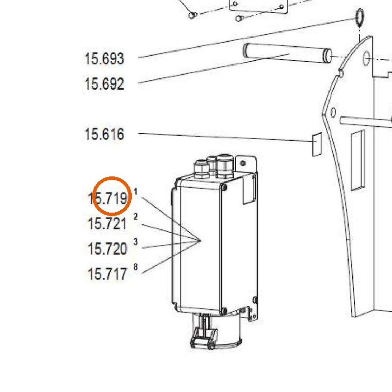 Collomix besturing POX 230 V 50 Hz compleet voor AOX-S en POX-S