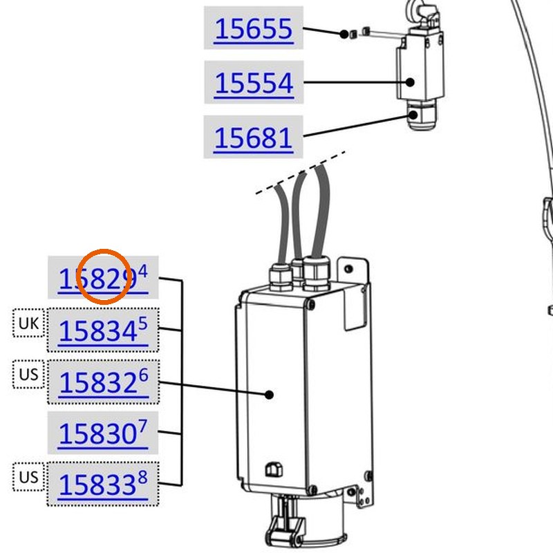 Collomix besturing AOX 650 230 V 50 Hz voor AOX 650 en POX-S