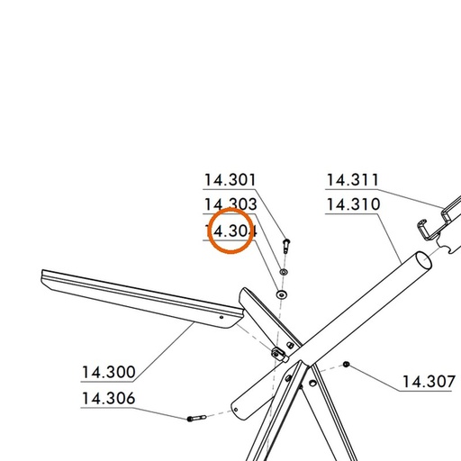 Collomix sluitring 10,5 (DIN 6340) voor RMX