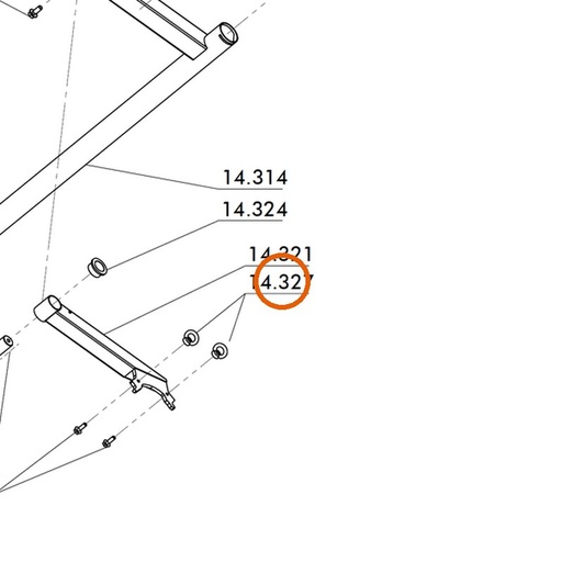Collomix oogmoer M8 (DIN 582) voor RMX