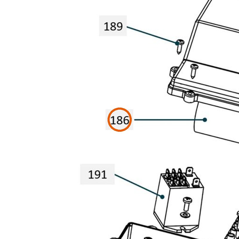 Collomix condensator 50 µF 450 V voor TMX 1000 en TMX 1500