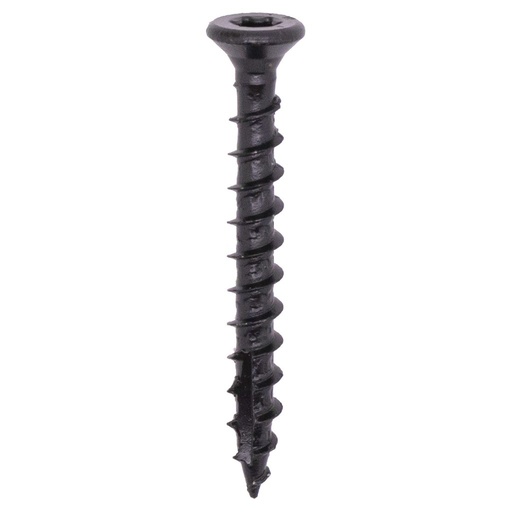 Woodies Ultimate scharnierschroef Ø4,5 mm platverzonken Torx TX20 shield zwart (Blackline)