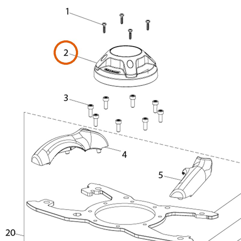 Collomix motorkap voor Xo 1 (21117)
