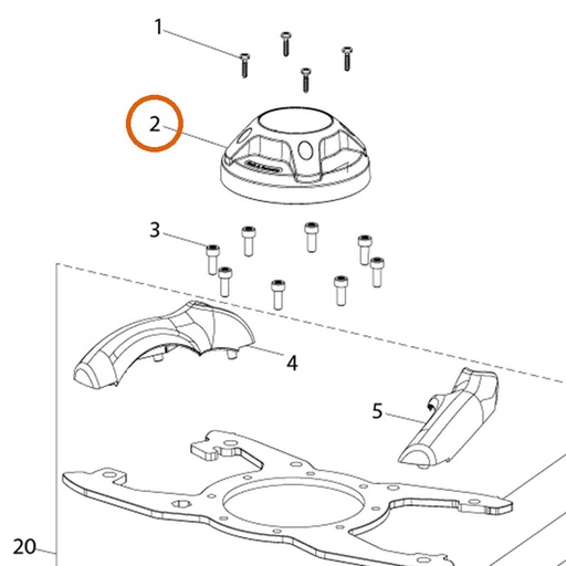 Collomix motorkap voor Xo 1 (21117)