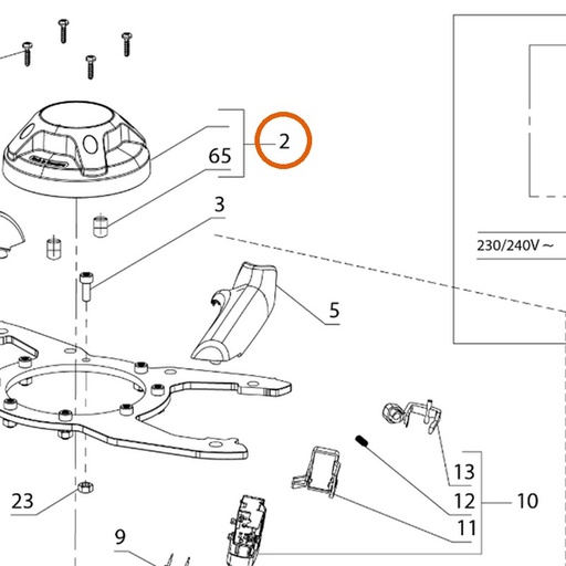 Collomix motorkap voor Xo 4 (21144)