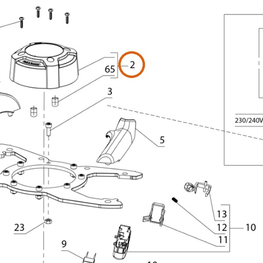 Collomix motorkap voor Xo 6 (21145)