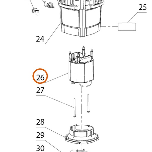 Collomix stator 230 V voor Xo 55 duo