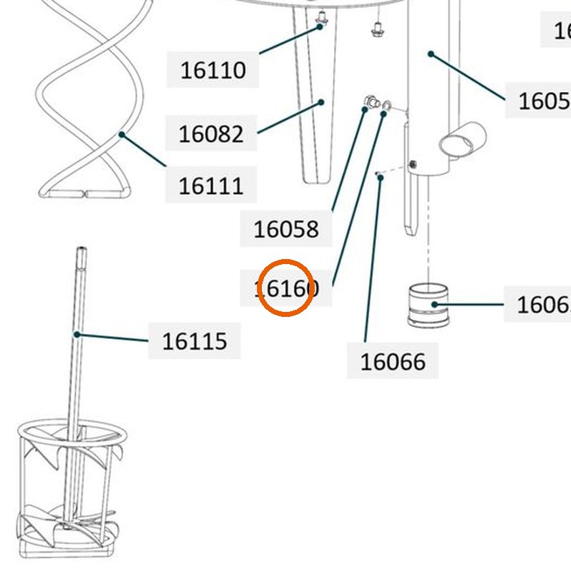 Collomix pasring 10 x 16 x 0,5 (DIN 988)