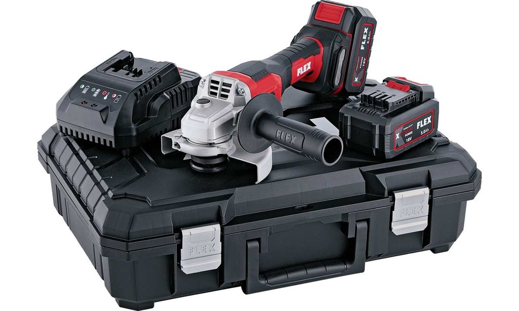 FLEX L 125 18.0-EC LD/5.0 Set | Haakse accuslijper 18,0 V Light Duty, 125 mm
