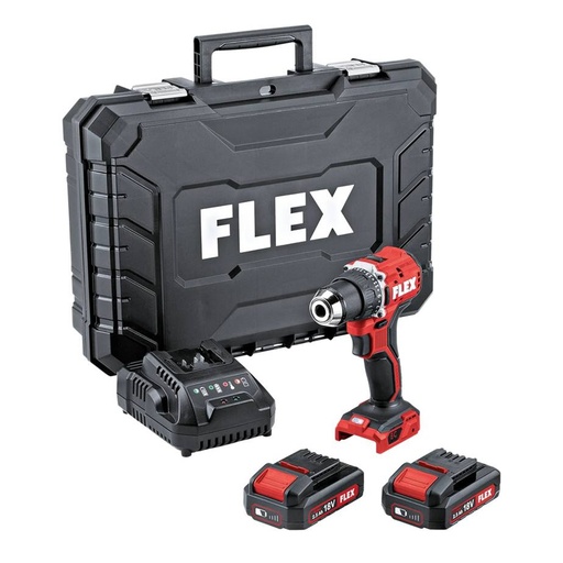 FLEX DD 2G 18.0-EC LD | Compacte 2-traps accuboorschroefmachine 18 V