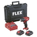 FLEX DD 2G 12-LDBC/2.5 | 2-snelheden accu-boorschroever 12 V Light Duty