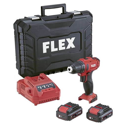 FLEX DD 2G 12-LDBC/2.5 | 2-snelheden accu-boorschroever 12 V Light Duty