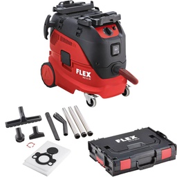FLEX VCE 33 LAC-set + vliesfilterzakken | Veiligheidsstofzuiger met automatische filterreiniging, 30 l, klasse L