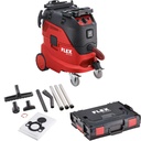 FLEX VCE 44 M AC + vliesfilterzakken | Veiligheidsstofzuiger met automatische filterreiniging, 42 l, klasse M