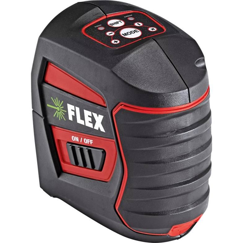 FLEX ALC 2/1-G/R | Zelfnivellerende kruislijnlaser met ontvangermodus