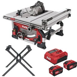 FLEX TS 92 18-EC + P-Set 18-88 XT CA2 + WB TS | Accu-tafelcirkelzaag 18 V met onderstel