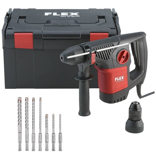 FLEX CHE 4-32 R borenset | Combinatiehamerboormachine 4 kg, SDS-plus + hamerboorset