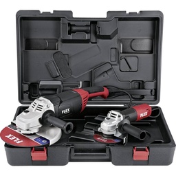 FLEX L 2200 230 + L 850 125 Set | 2200/850 watt haakse slijper, 230/125 mm