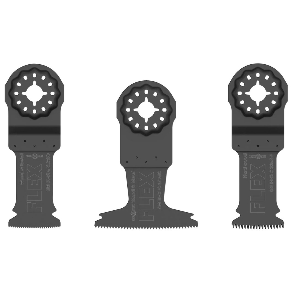 FLEX SM BI-SET VE3 | Zaagbladenset Starlock, hout en metaal
