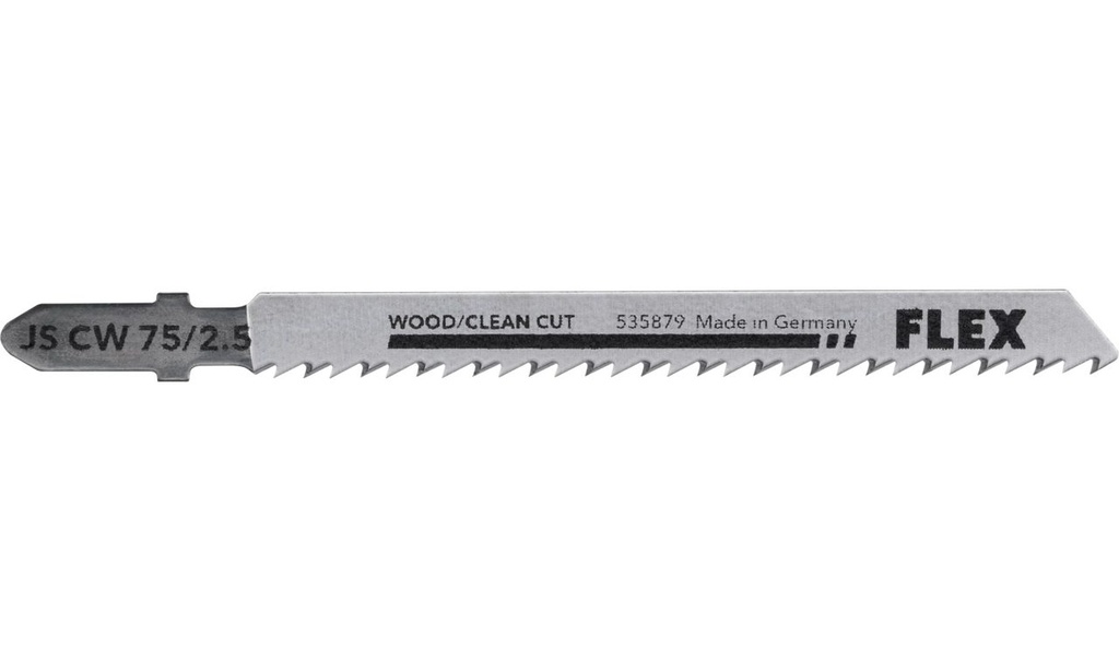 FLEX JS CW 75/2.5 VE5 Xtreme | Decoupeerzaagblad hout Xtreme