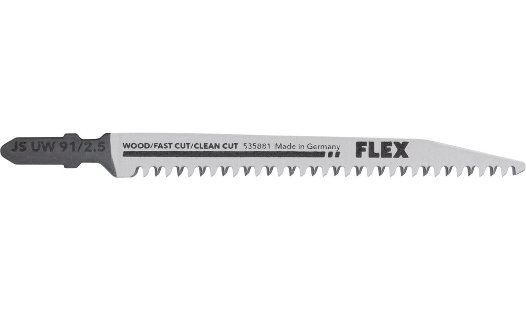 FLEX JS UW 91/2.5 VE5 Xtreme Plus | Decoupeerzaagblad hout Xtreme Plus