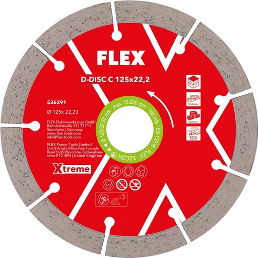 FLEX D-DISC C | Diamantslijpschijven beton Xtreme