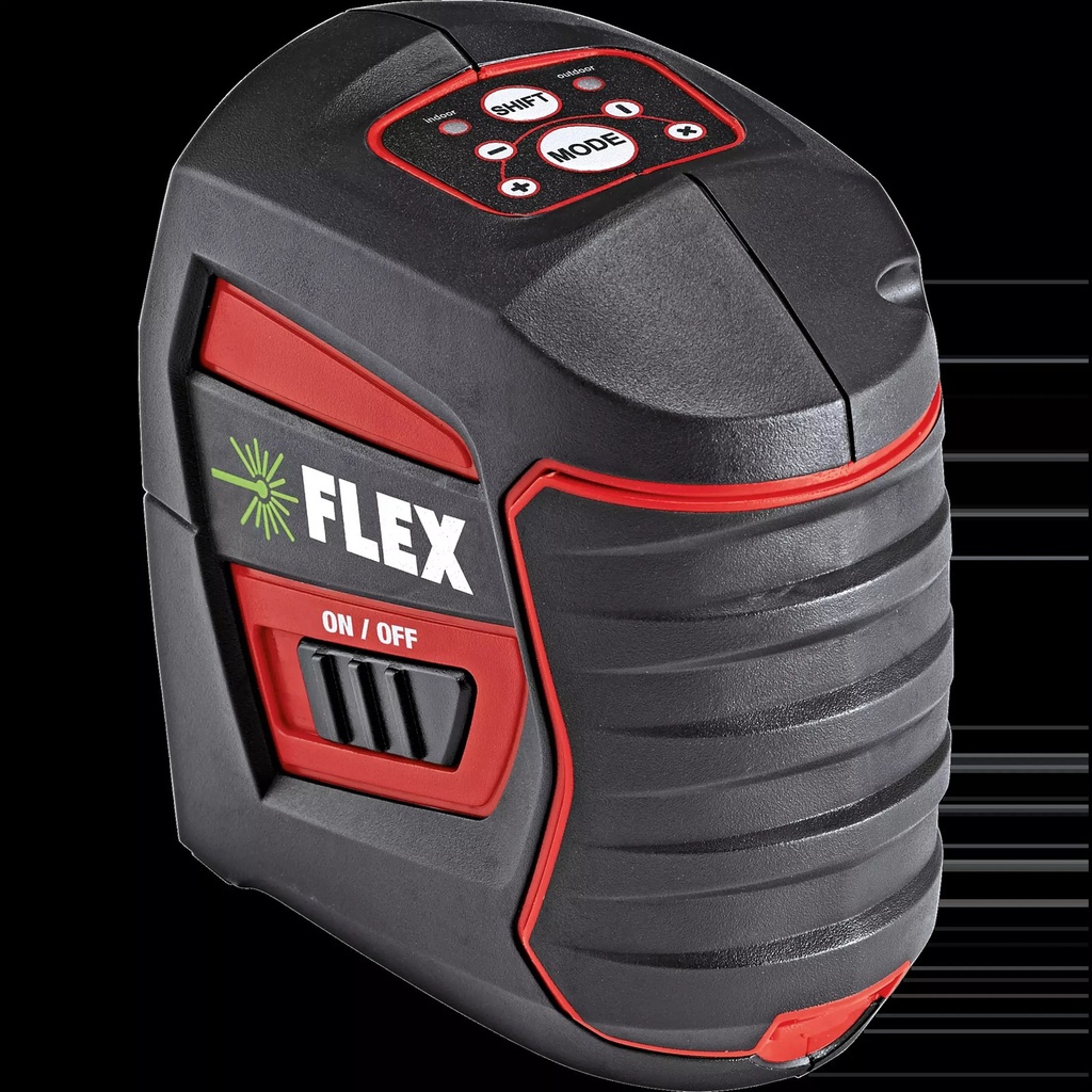 FLEX ALC 2/1-G/R | Zelfnivellerende kruislijnlaser met ontvangermodus