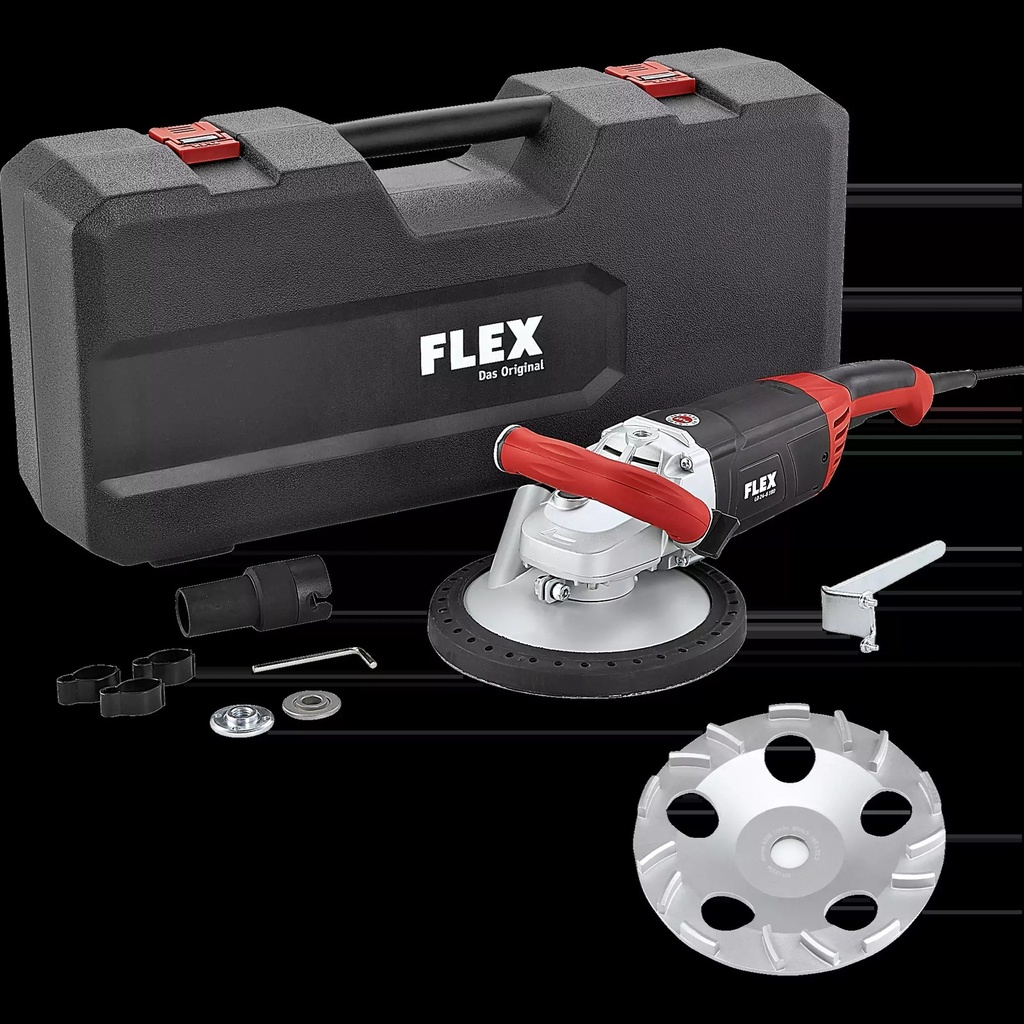 FLEX LD 24-6 180, Kit TH-Jet | Betonschuurder 180 mm voor grote oppervlakken