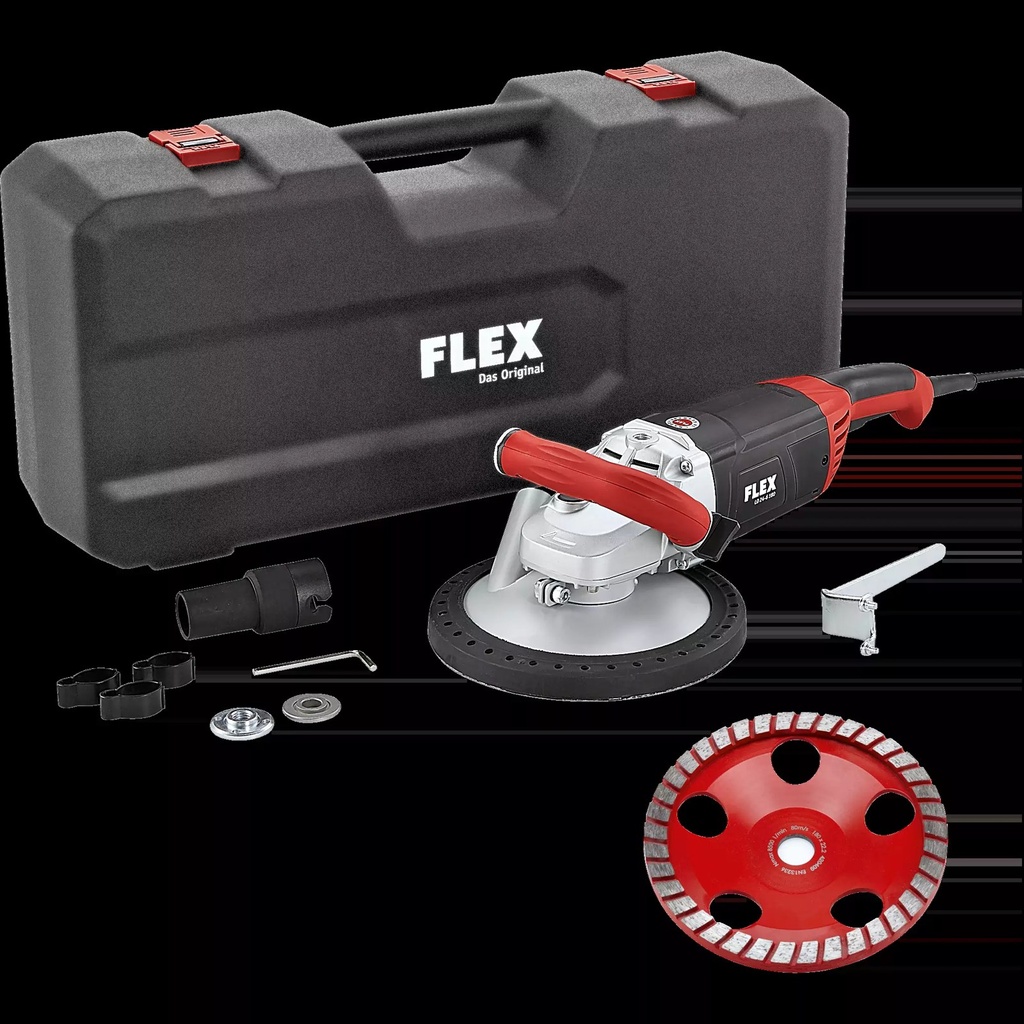 FLEX LD 24-6 180, Kit Turbo-Jet | Betonschuurder 180 mm voor grote oppervlakken