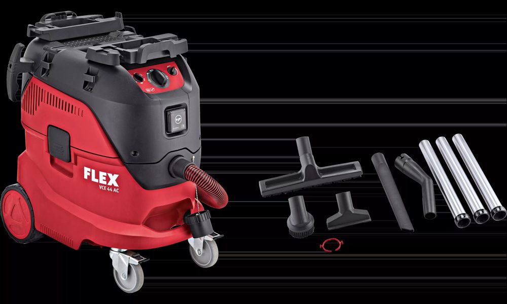 FLEX VCE 44 H AC-Kit | Veiligheidsstofzuiger met automatische filterreiniging, 42 l, klasse H