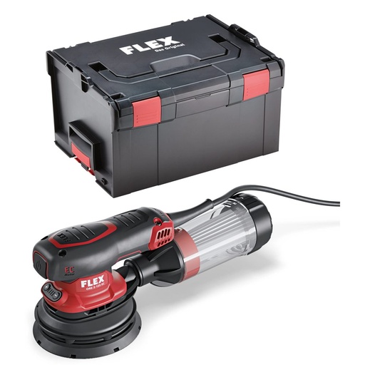 FLEX ORE 2-125 EC Set | Compacte excentrische schuurmachine met toerentalregeling, 125 mm