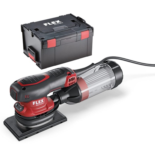 FLEX OSE 2-80 EC Set | Compacte vlakschuurmachine met toerentalregeling