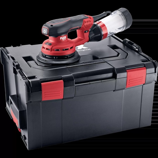 FLEX ORE 5-150 EC Set | Sterke excentrische schuurmachine met toerentalregeling, 150 mm