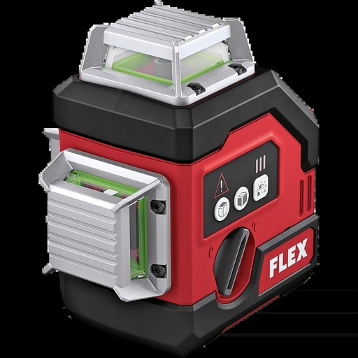FLEX ALC3/360-G/R 12 | 360°-kruislijnlaser met ontvangermodus