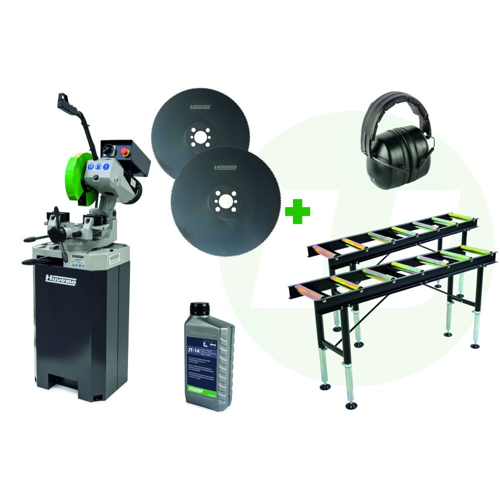 Huvema Metaalafkortzaag 250 mm – 400V – handbediend - combi deal | PROMO HU 250 CS