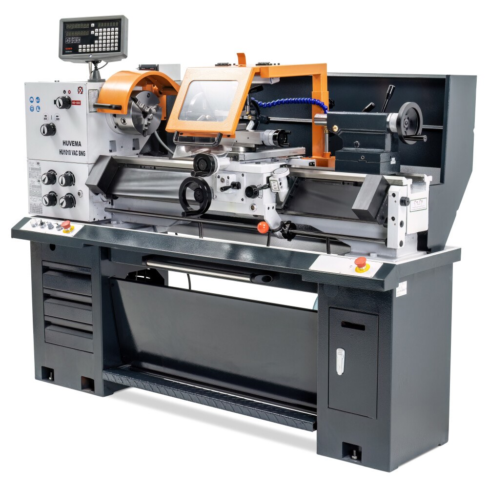 Huvema Draaibank 360x1000 mm met digitale uitlezing | HU 1010 VAC BNG-4 DRO