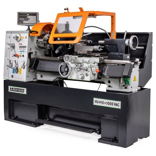 Huvema Draaibank 410x1000 mm met variabel toerental en digitale uitlezing | HU 410x1000-4 VAC DRO