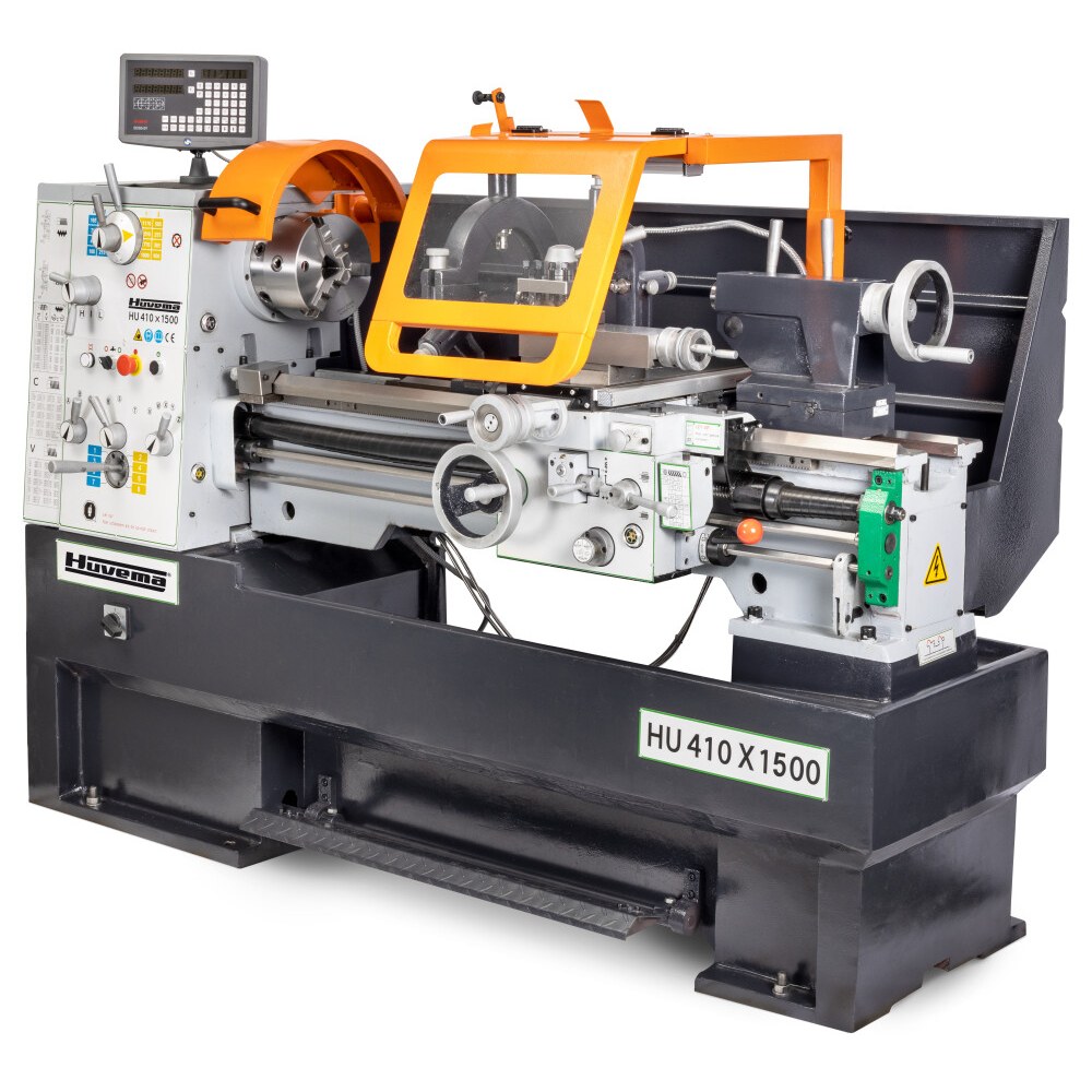 Huvema Draaibank 410x1500 mm met digitale uitlezing | HU 410x1500-4 DRO