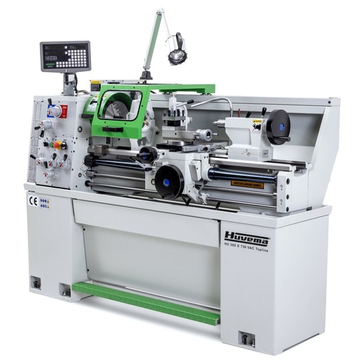 Huvema Draaibank 360x750 mm met variabel toerental | HU 360x750-4 VAC Topline DRO