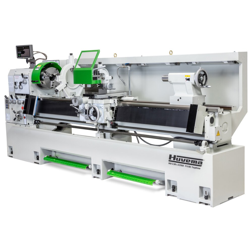 Huvema Precisie draaibank 530x2000 mm met variabel toerental | HU 530x2000 VAC Topline DRO