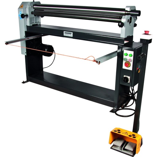 Huvema Elektrische plaatwals 1280 x 1,5 mm 3 rollen | HU W1300x1,5 SC-4