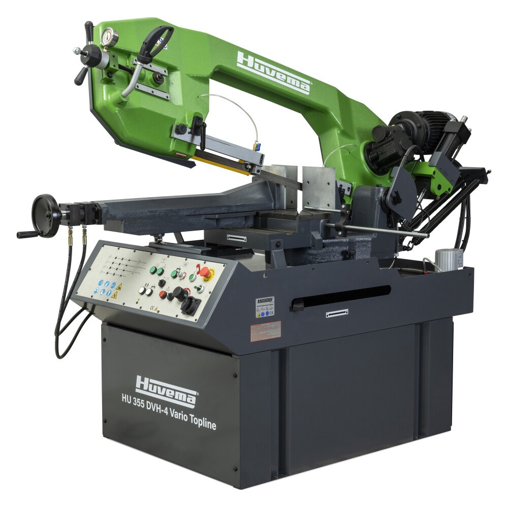 Huvema Bandzaagmachine 355 mm met variabel toerental én automatische klemming | HU 355 DVH-4 Vario Topline