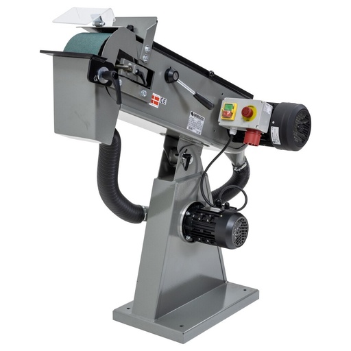 Huvema Bandschuurmachine met rem en afzuiging | Grimax 150 Brake S