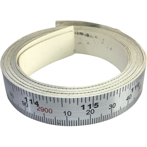 Huvema Meetlint universeel (plak) 3M lang 15MM breed, rechts oplopend | MTL 3m15 R