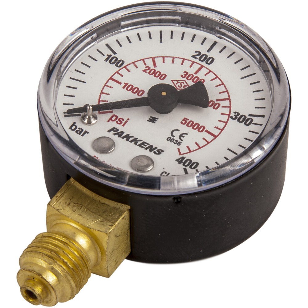 Huvema Manometer zaagspanning 400 Bar | MNM BKM 400 bar