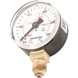 Huvema Manometer zaagspanning 250 bar | MNM BKM 250 bar